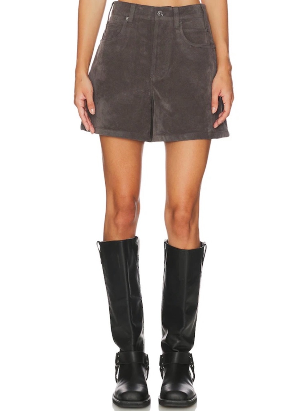 Free People We The Free Vegan Suede Shorts